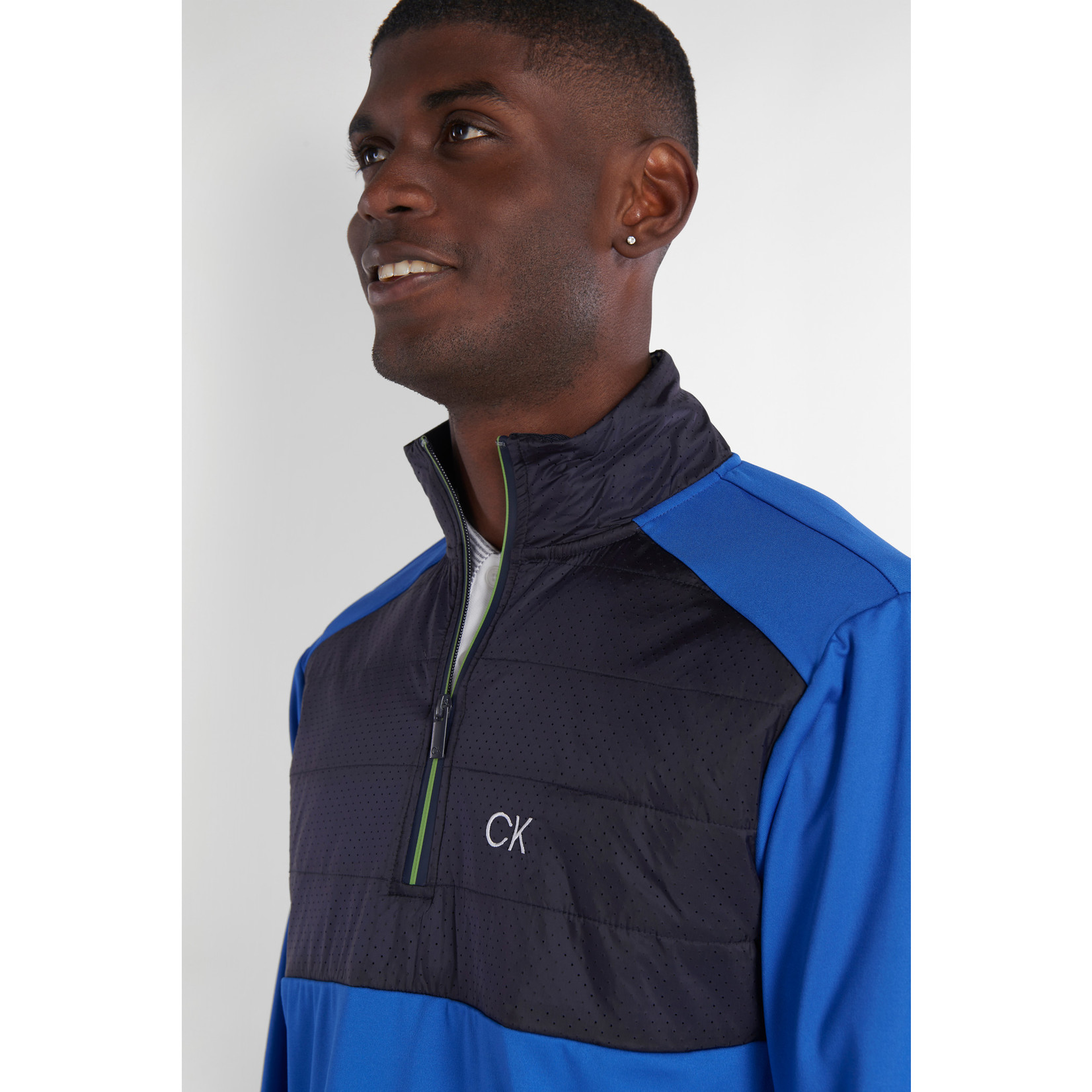 Calvin Klein Calvin Klein Forest Lake Half Zip - Ocean Blue