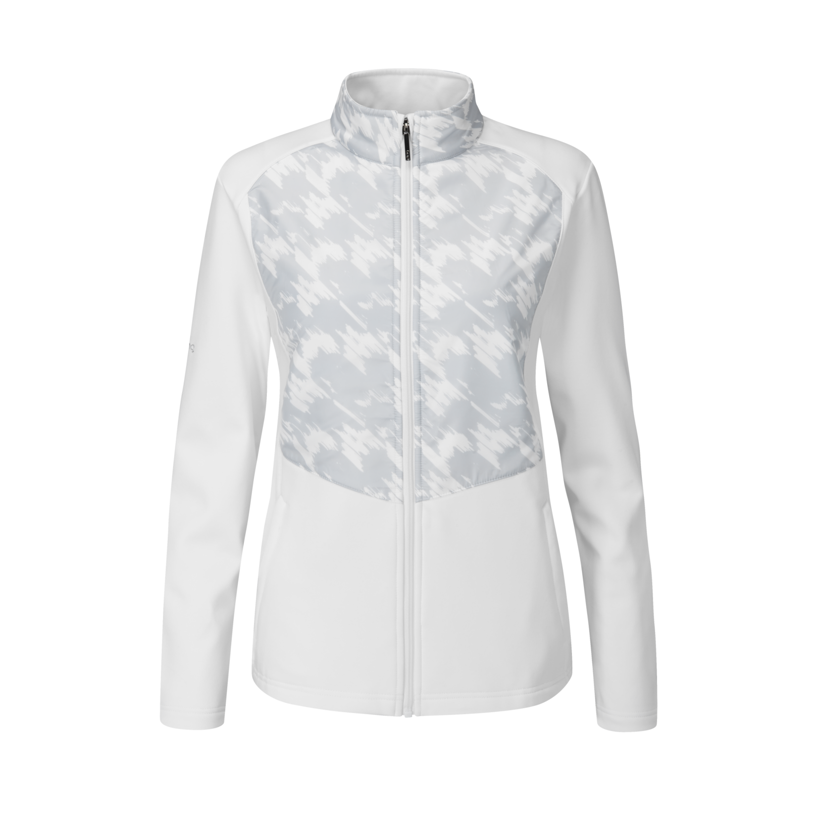 Ping Ping W Prue Jacket - White/Grey UK 10