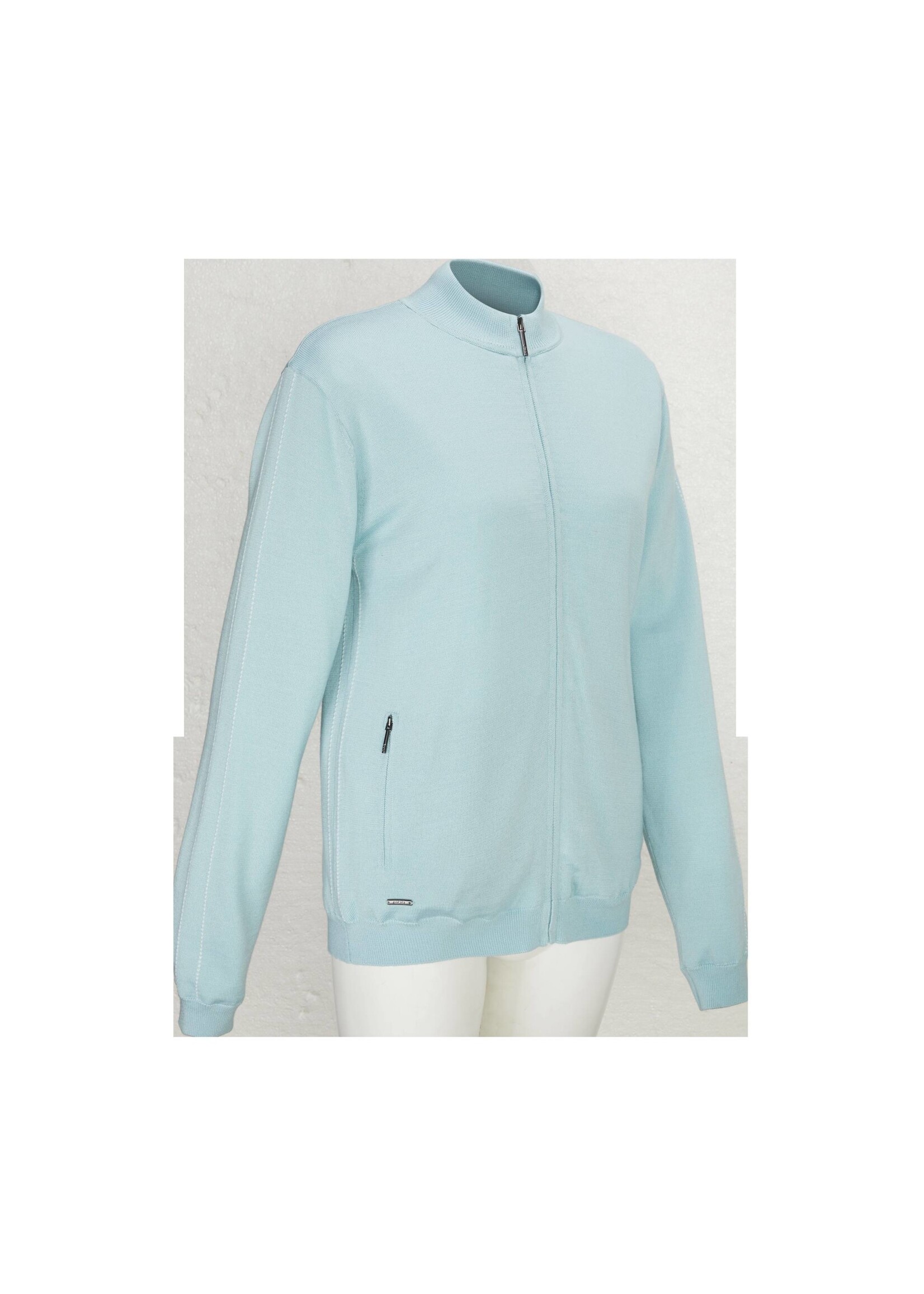 Ping Ping Gladys Windbreaker Vest - Aquatic/White