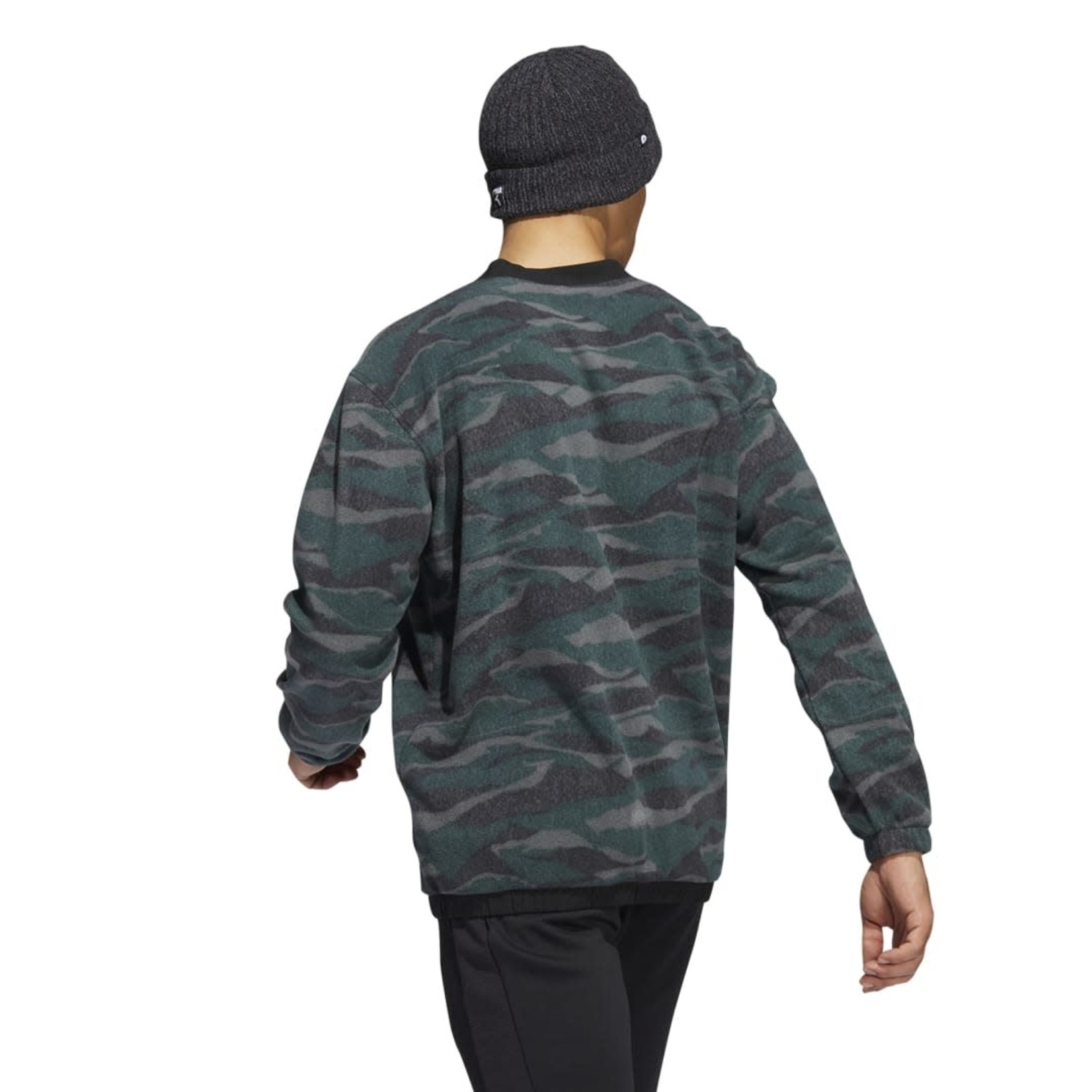 Adidas Adidas M Texture-Print Sweatshirt - Army CBlack/Dksim