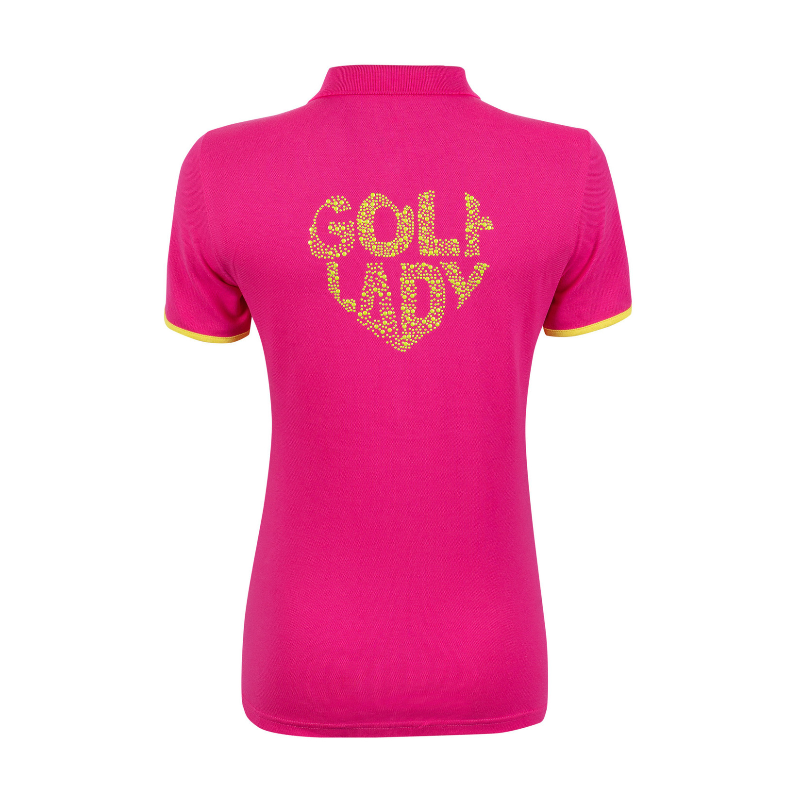 Girls Golf Girls Golf Polo 1/2 Sleeve GOLF LADY artwork - Pink