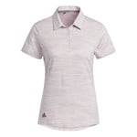 Adidas Adidas W Space-Dyed Poloshirt - Almost pink/Legacy burgundy  S