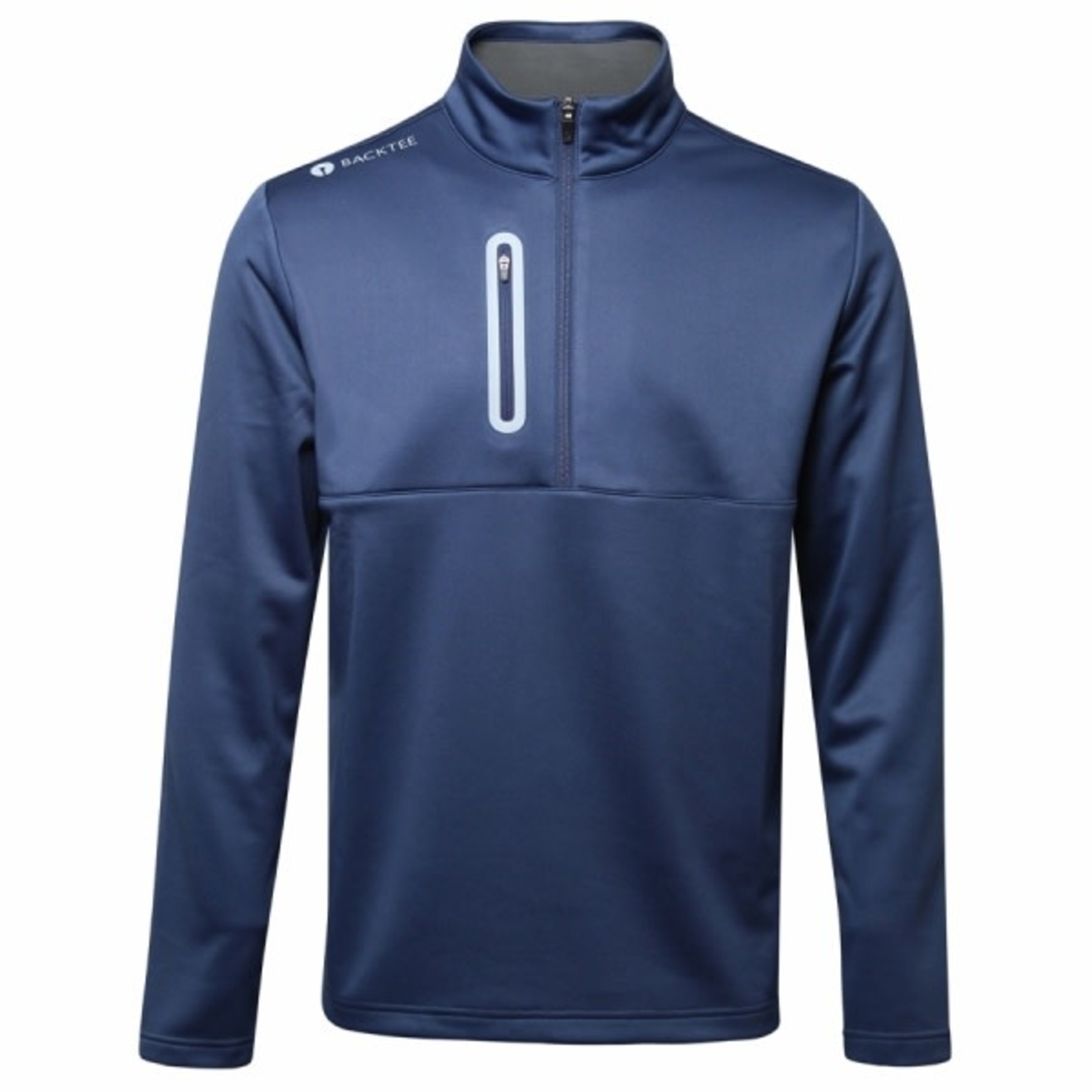 Backtee Backtee M Zipneck Shield Midlayer - Navy