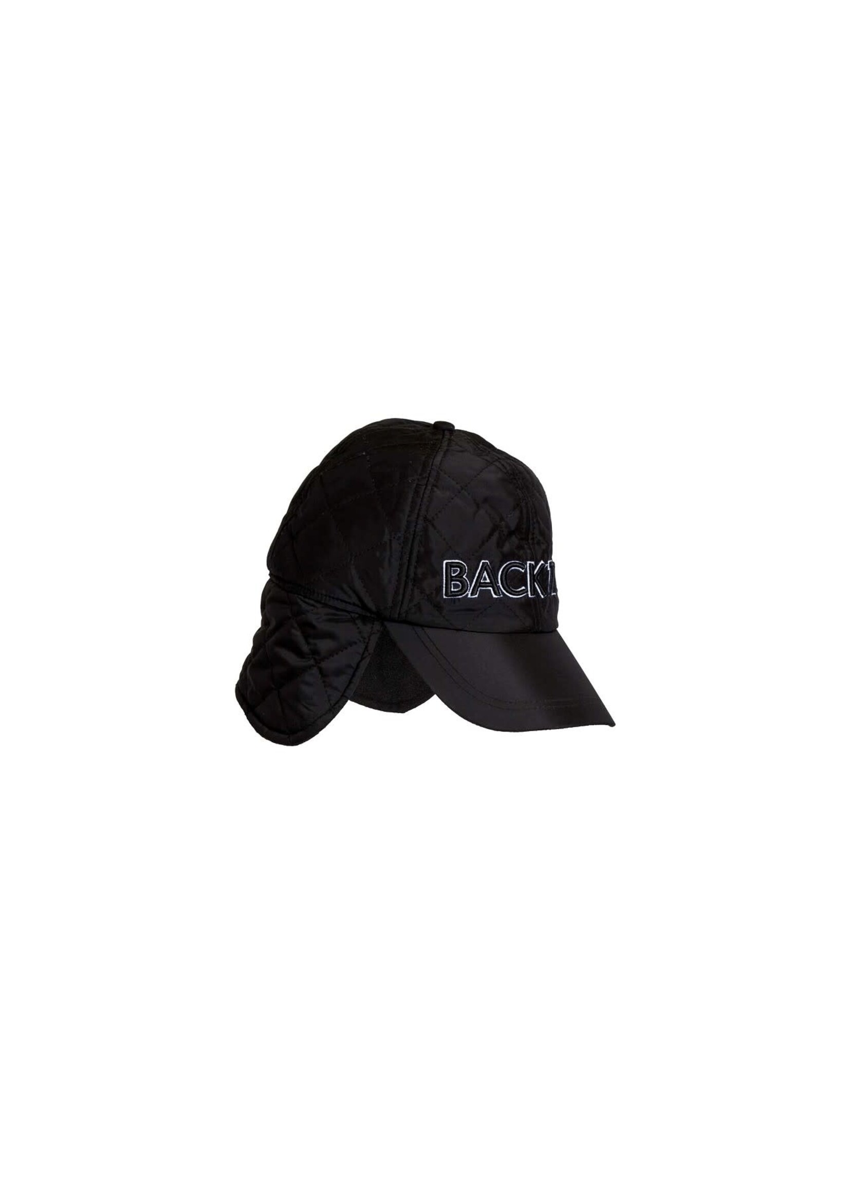 Backtee Backtee Mens Quilted Thermal Cap BLACK
