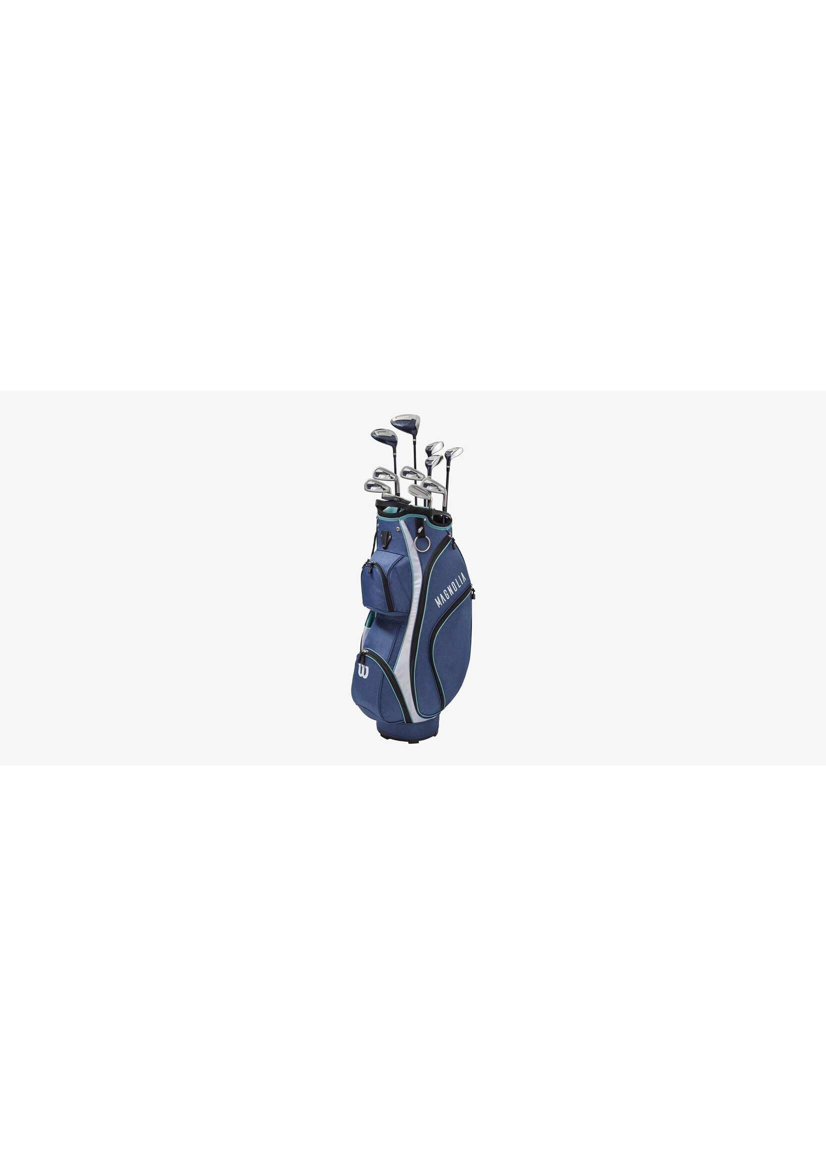 Wilson Wilson Magnolia Complete SET 12pc +hc Ladies Navy/White/Teal