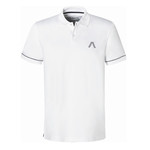 Alberto Alberto Mens PAUL Dry Comfort Polo - White