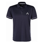 Alberto Alberto Mens PAUL Dry Comfort Polo - Navy