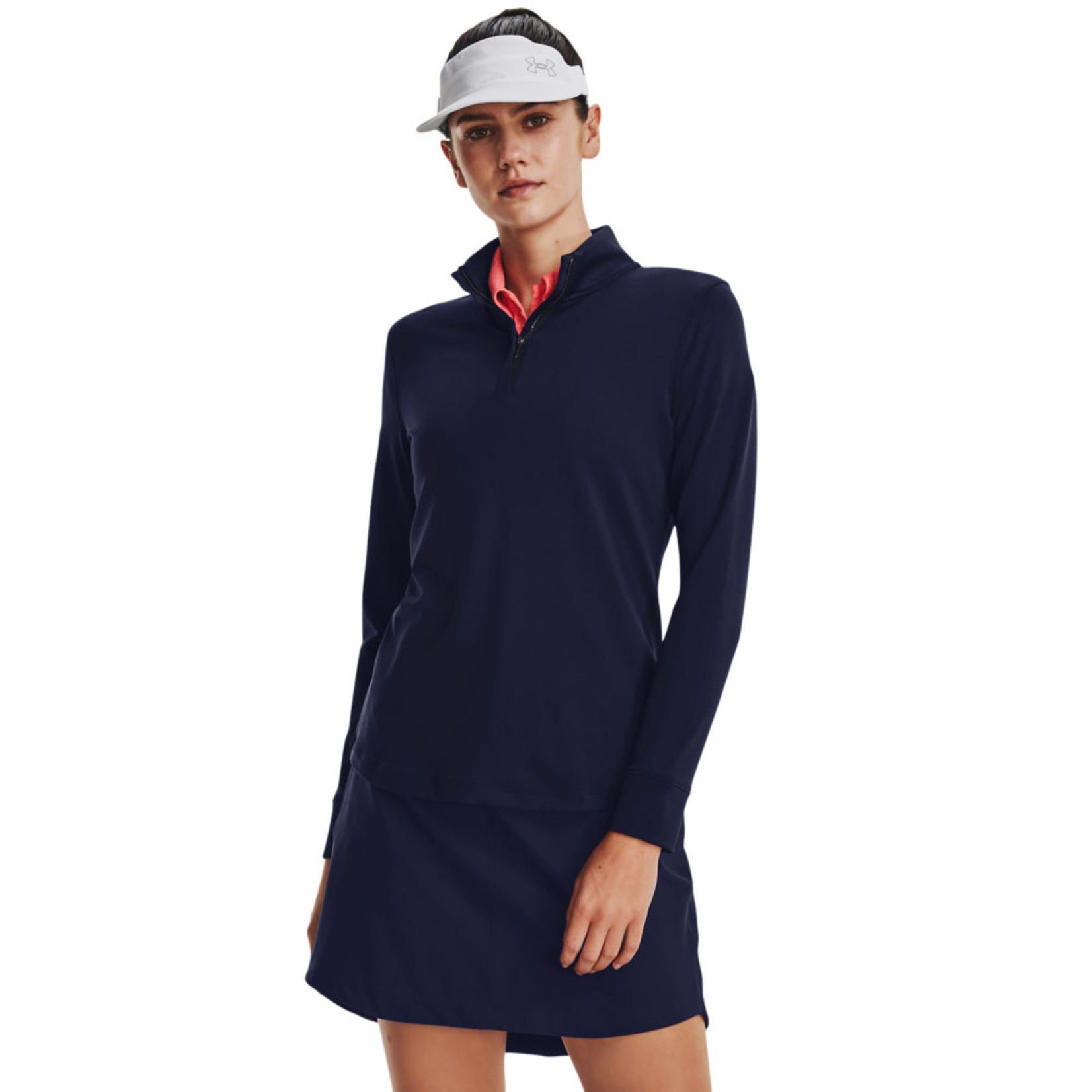 Under Armour Under Armour Womens Zinger 1/4 Zip - Midnight Navy/Metallic Silver