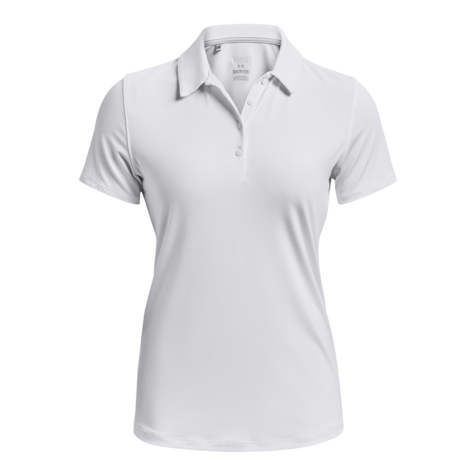 Under Armour Under Armour Womens Zinger Polo - White/Halo Gray/Metallic Silver