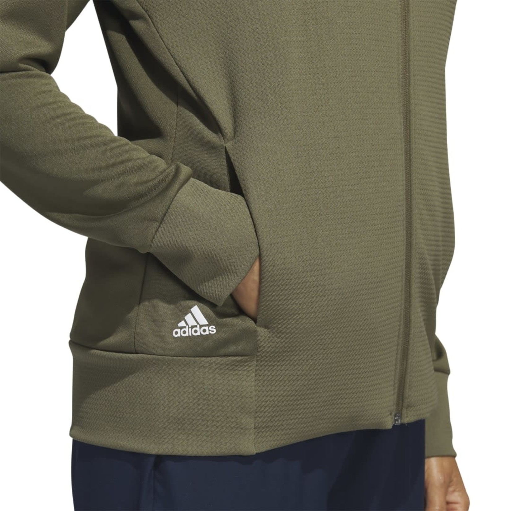 Adidas Adidas W Texture Full Zip Jacket - Olive Strata