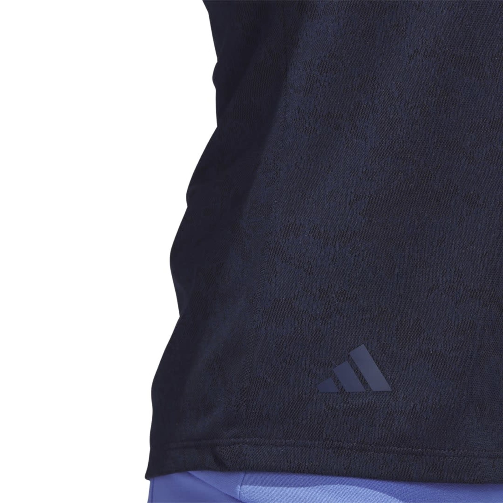 Adidas Adidas W Jacquard Golf Poloshirt - Collegiate Navy