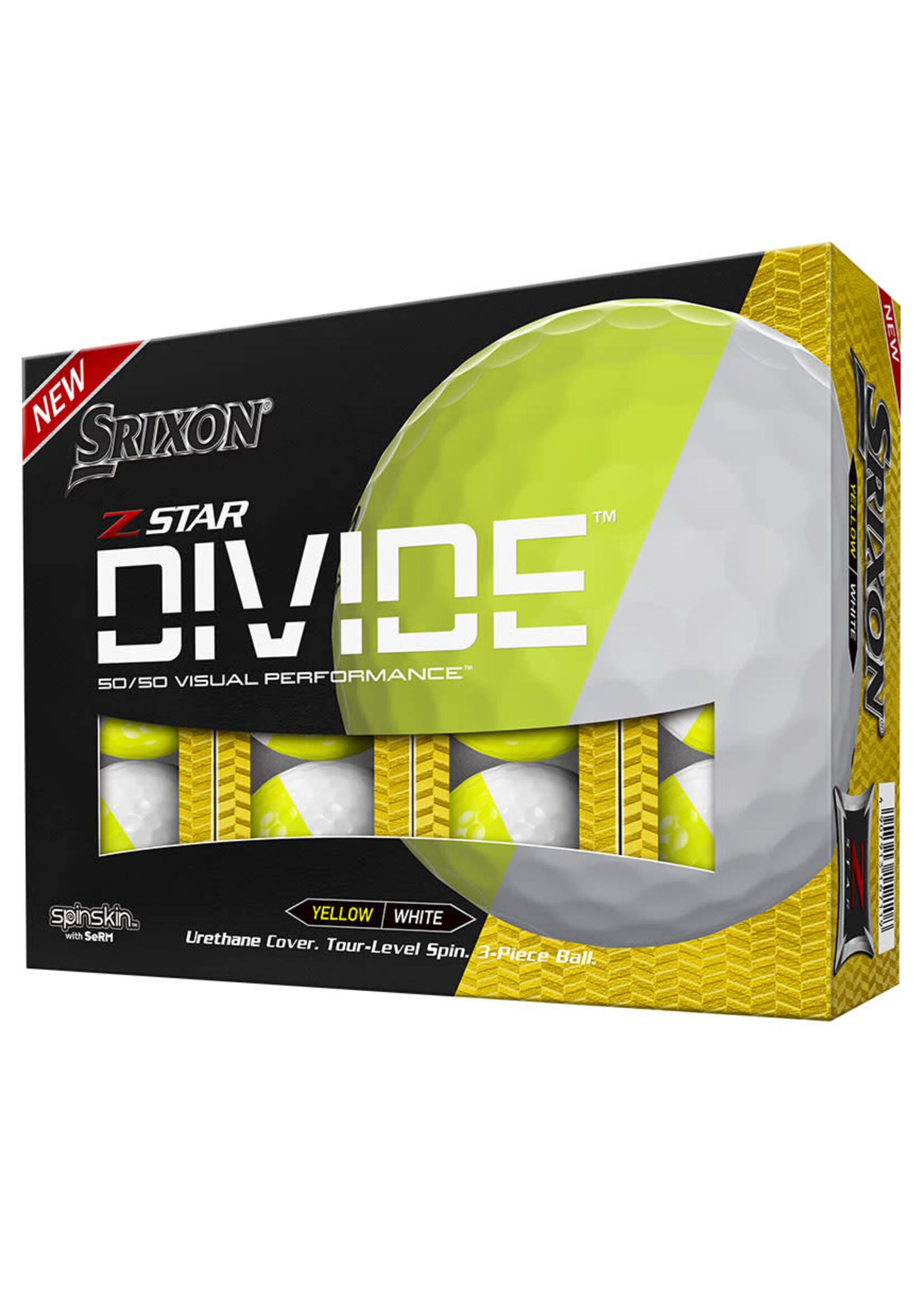 Srixon Srixon Zstar - Divide White/Yellow