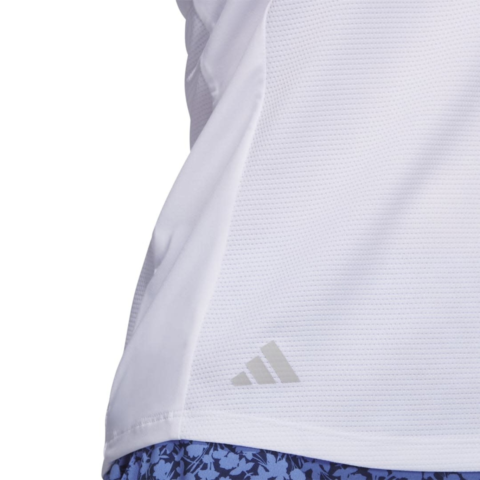 Adidas Adidas W Texture Sleeveless Polo - White