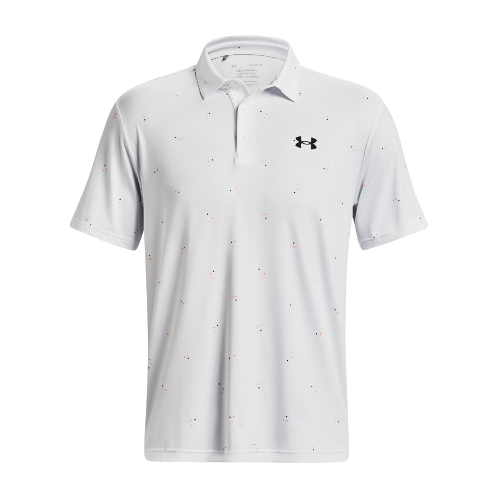 Under Armour Under Armour Playoff Polo 3.0 - Print-White/Pink Shock/Midnight Navy