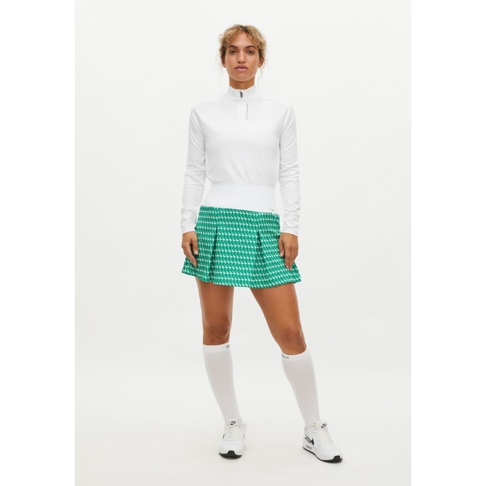 Rohnisch Rohnisch Aurora Pleated Skort - Flamingo Aop/Jelly Bean