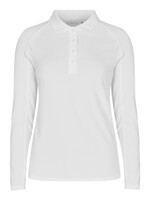 Rohnisch Rohnisch Rumie  Long Sleeve Polo - White