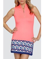 Tail Tail ROXY Novelty Collar Sleeves Polo - Sunrise