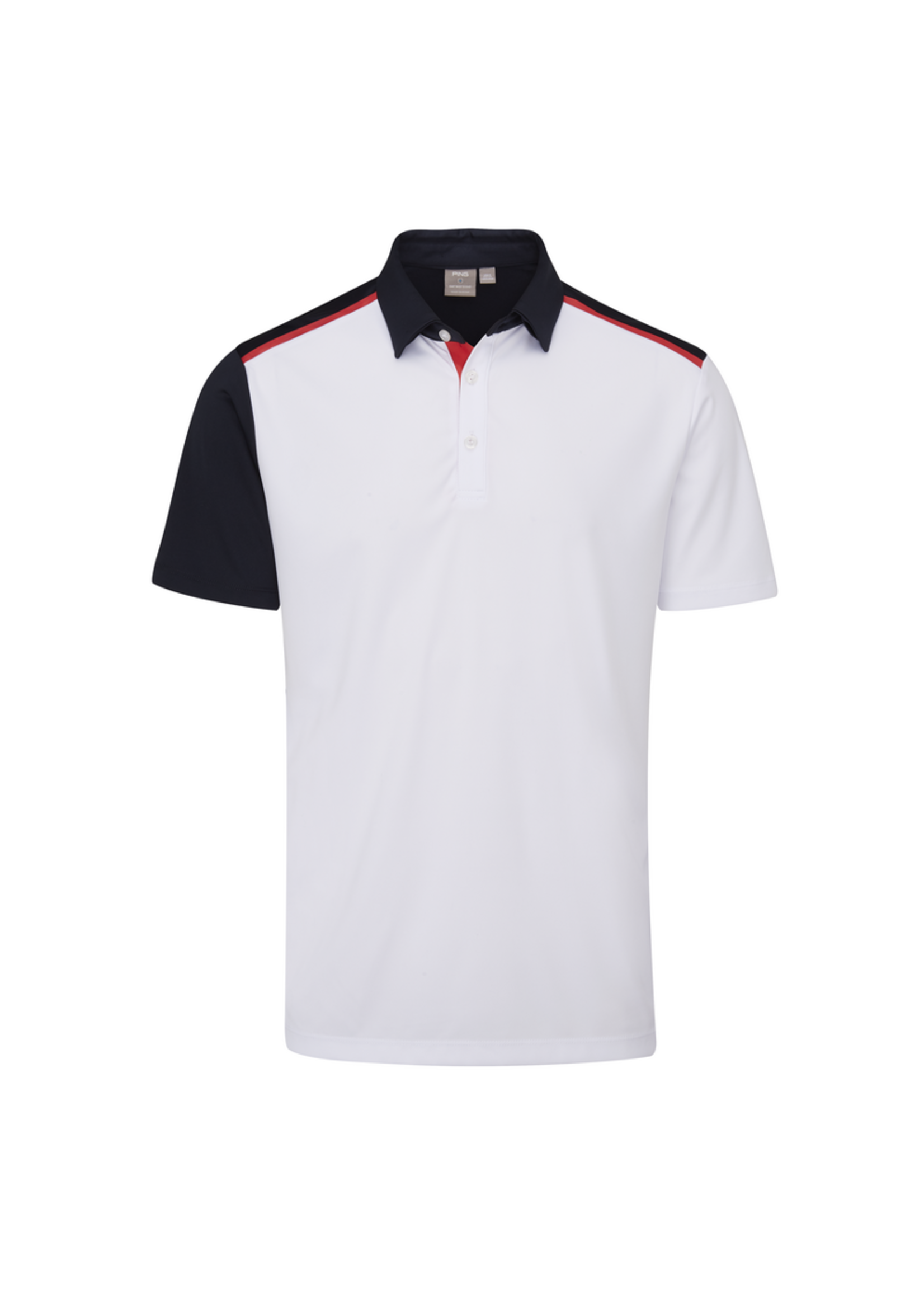 Ping PING Mack Polo - White/Navy Multi