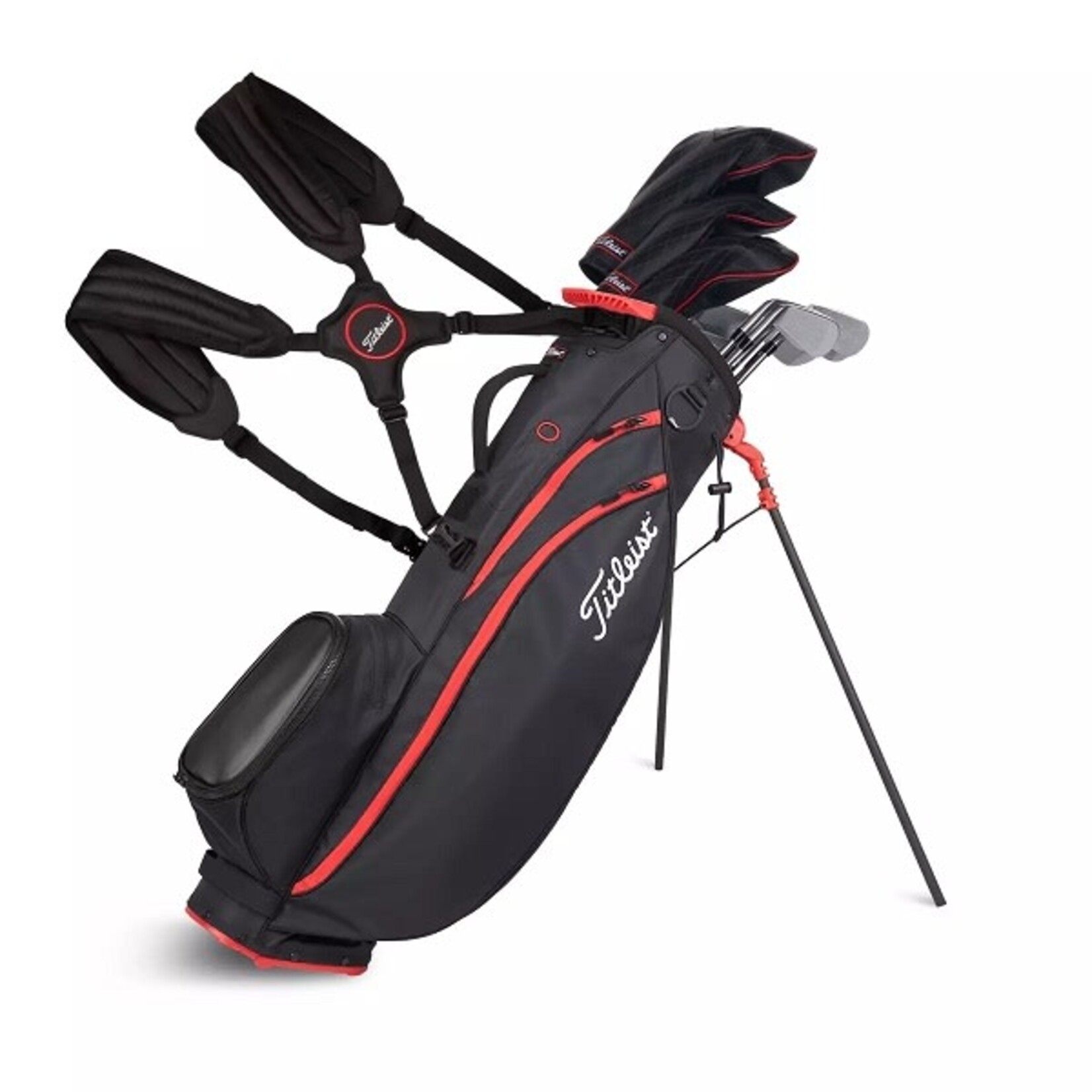 Titleist Titleist Players 4 Carbon-S Carrybag - Black/Black/Red