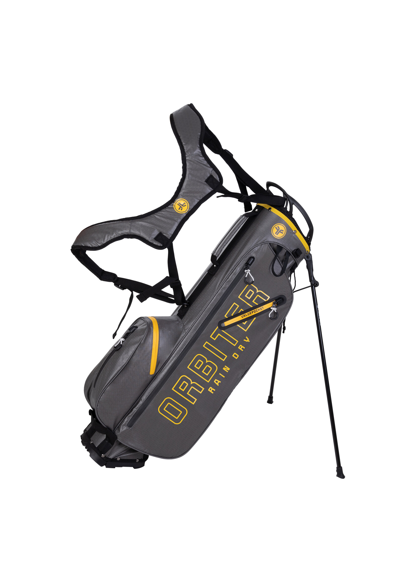 FastFold Fastfold Orbiter 7" Waterresistant Charcaol/Yellow