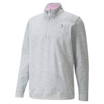 Puma Puma AP Cloudspun Castle Quarter Zip Sweater - Mirage Gray Heather XXL(US)