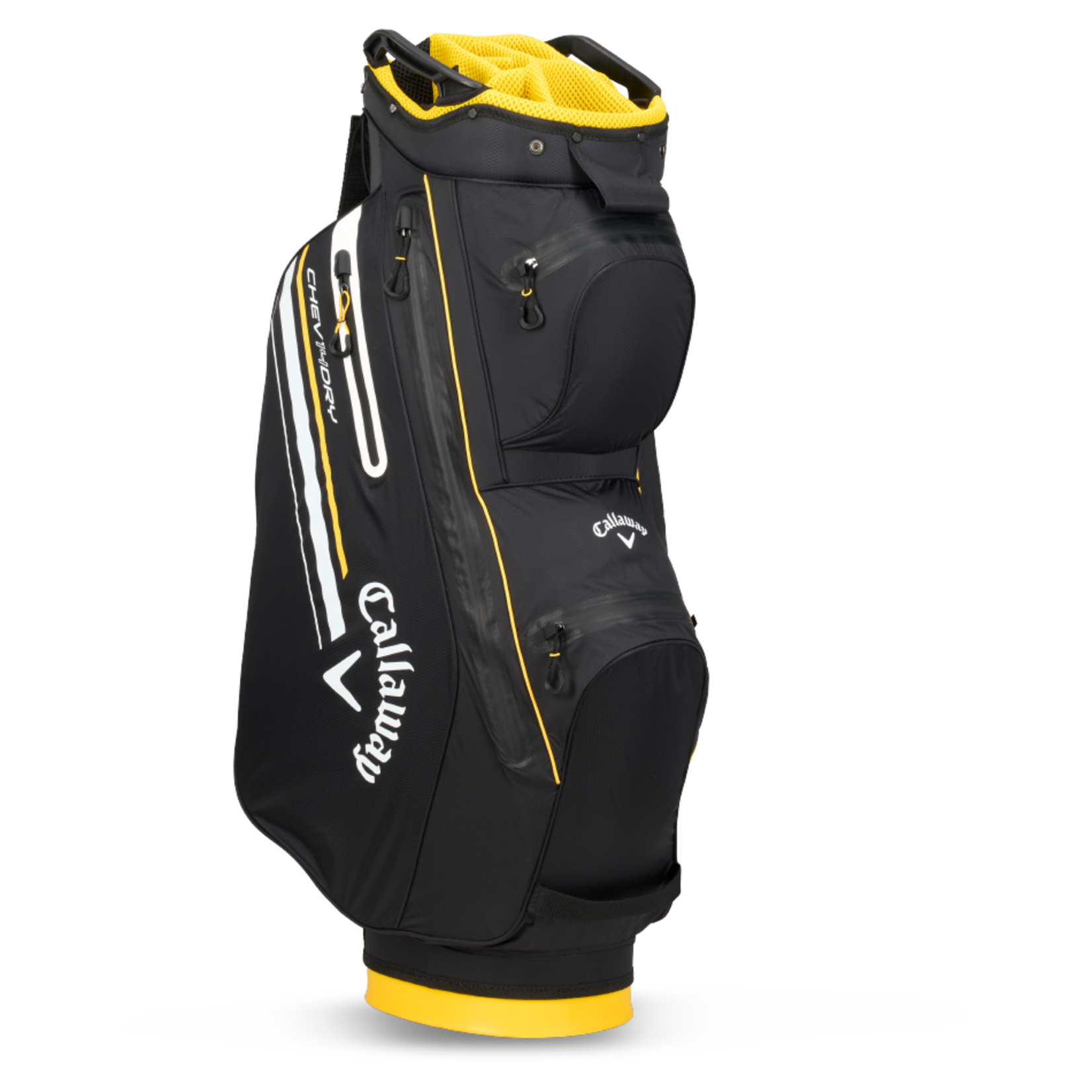 Callaway Callaway Cartbag Chev Dry 14 - Black/Golden Rod