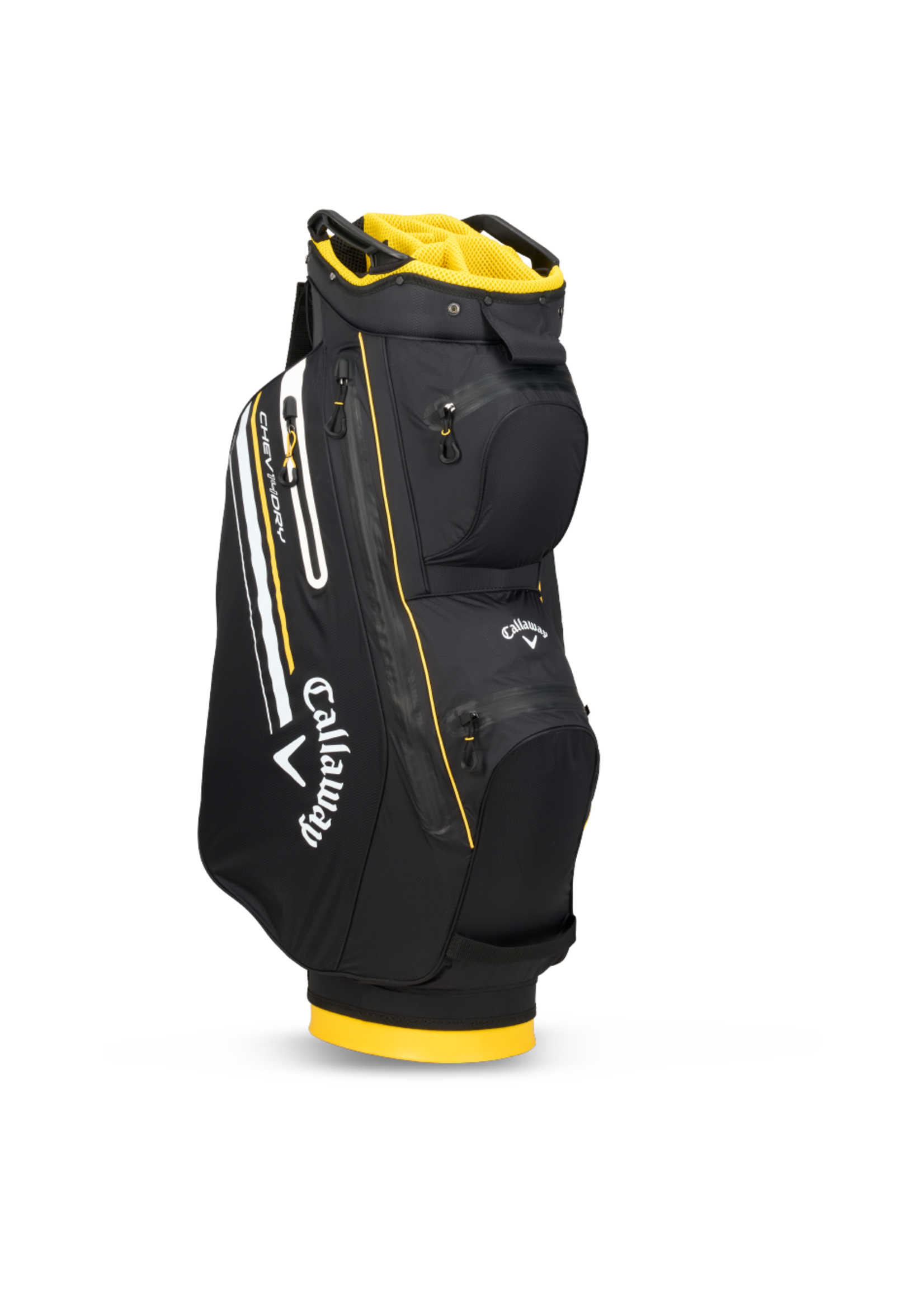Callaway Callaway Cartbag Chev Dry 14 - Black/Golden Rod