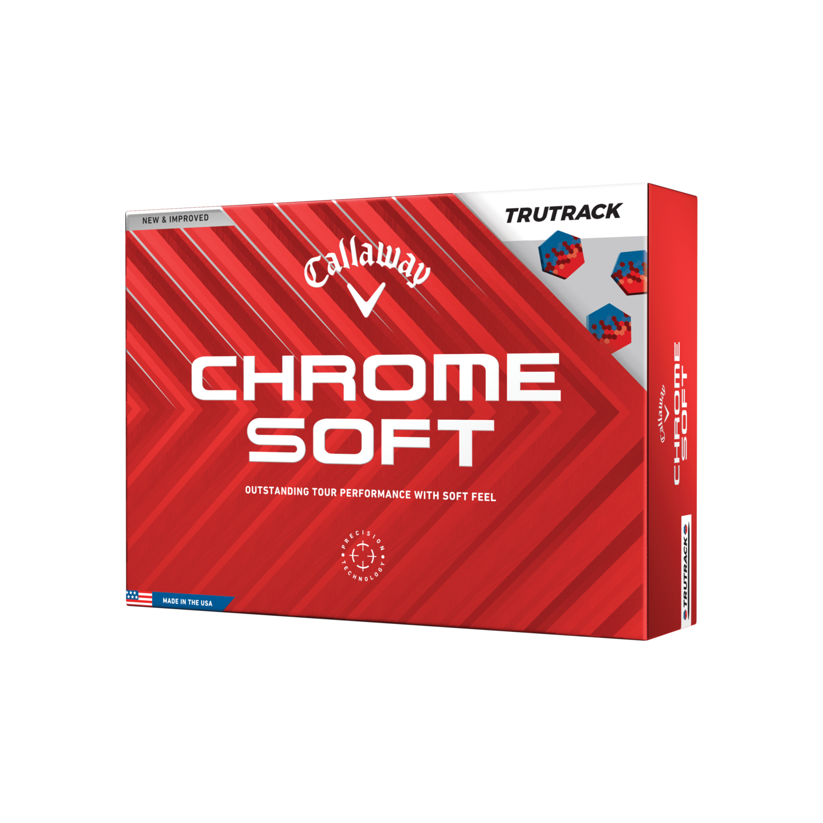 Callaway Chrome Soft TruTrack - White Blue/Red