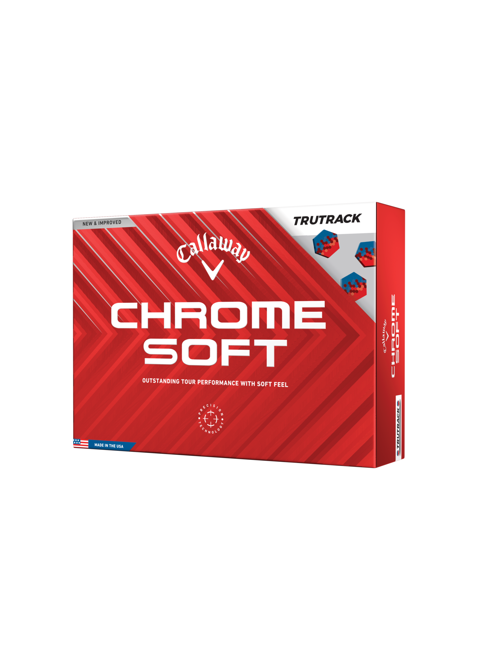 Callaway Chrome Soft TruTrack - White Blue/Red