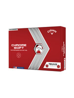 Callaway Chrome Soft Truvis - White Red