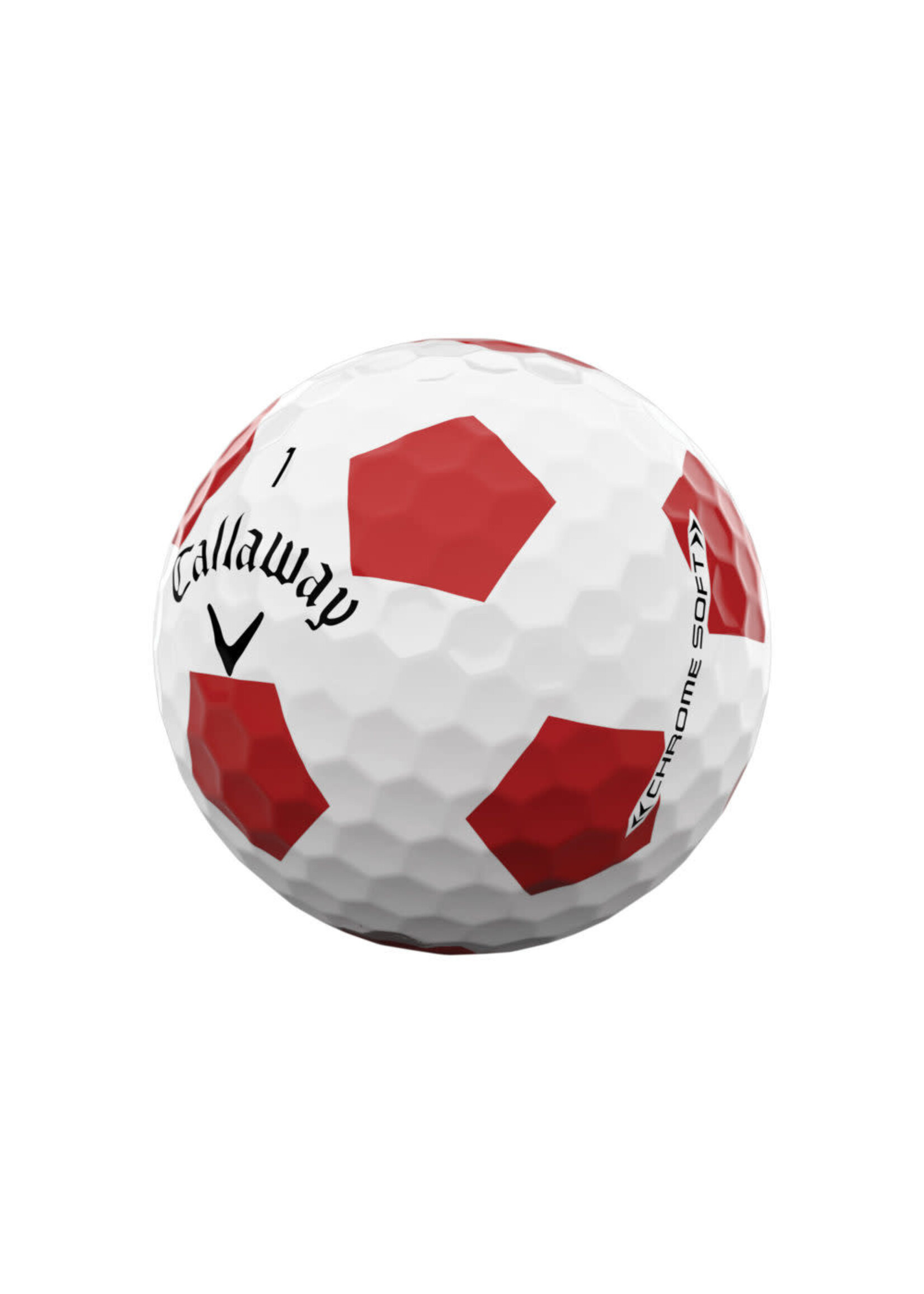 Callaway Chrome Soft Truvis - White Red