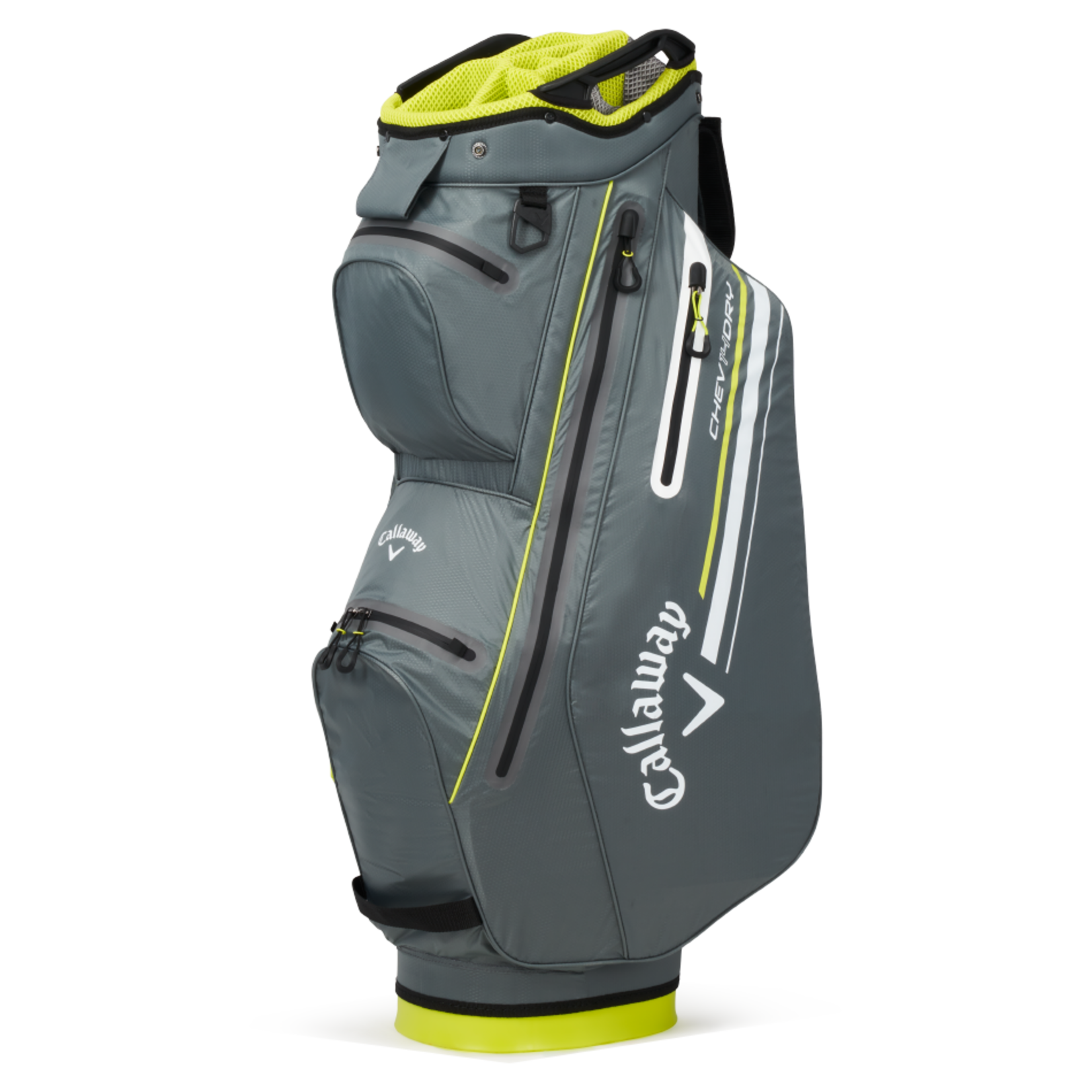 Callaway Callaway Cartbag Chev Dry 14 - Charcoal/Flo Yellow