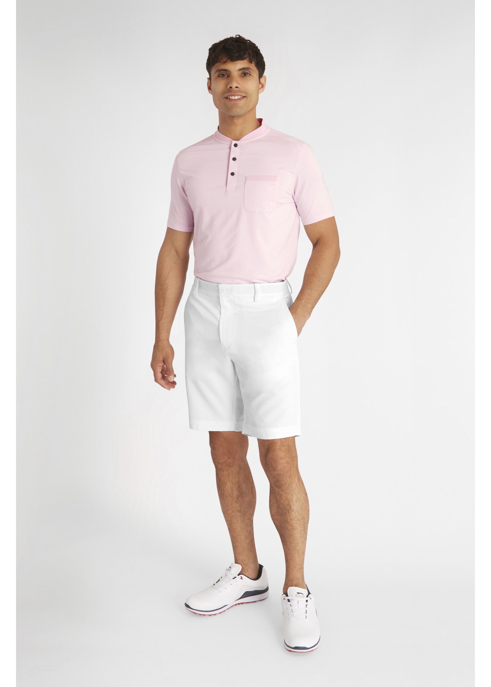 Calvin Klein Calvin Klein Bullet Regular Fit Stretch Short - White