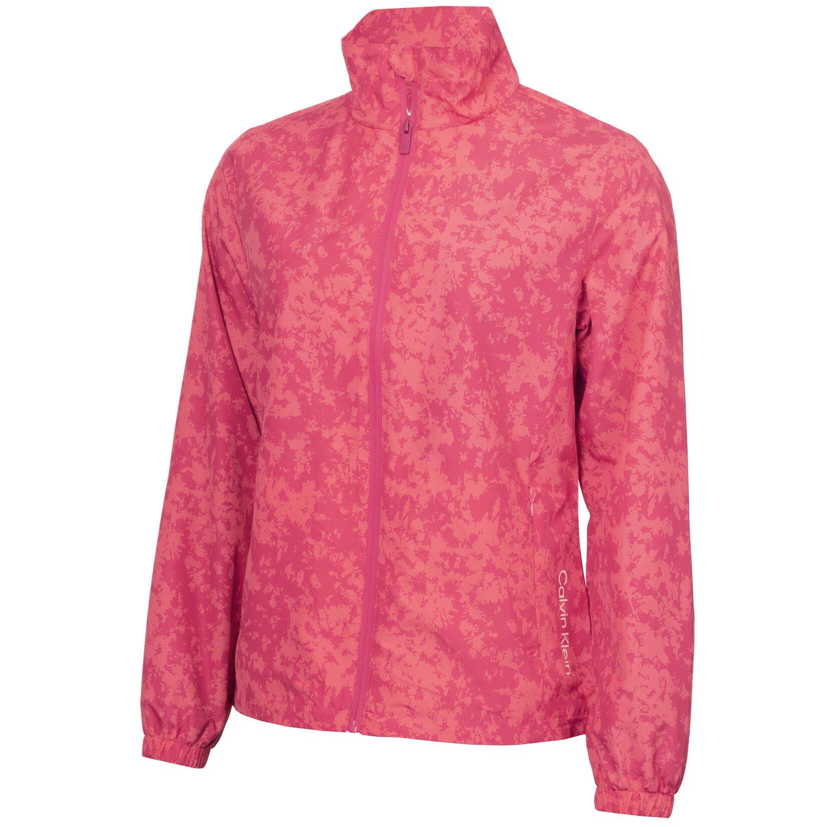 Calvin Klein Calvin Klein Canvas Print Windbreaker - Berry Pink