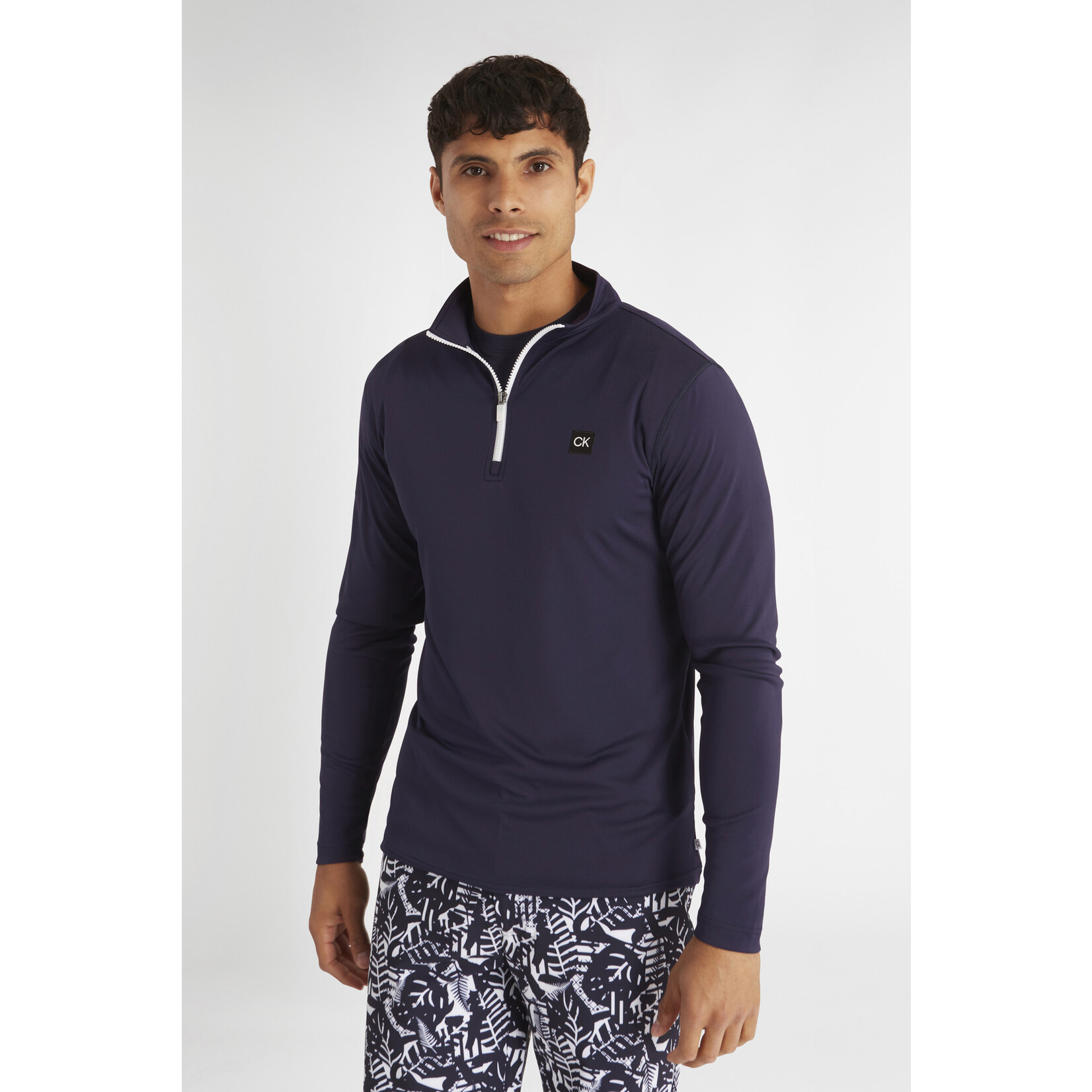 Calvin Klein Calvin Klein Westgate Half Zip - Evening Blue