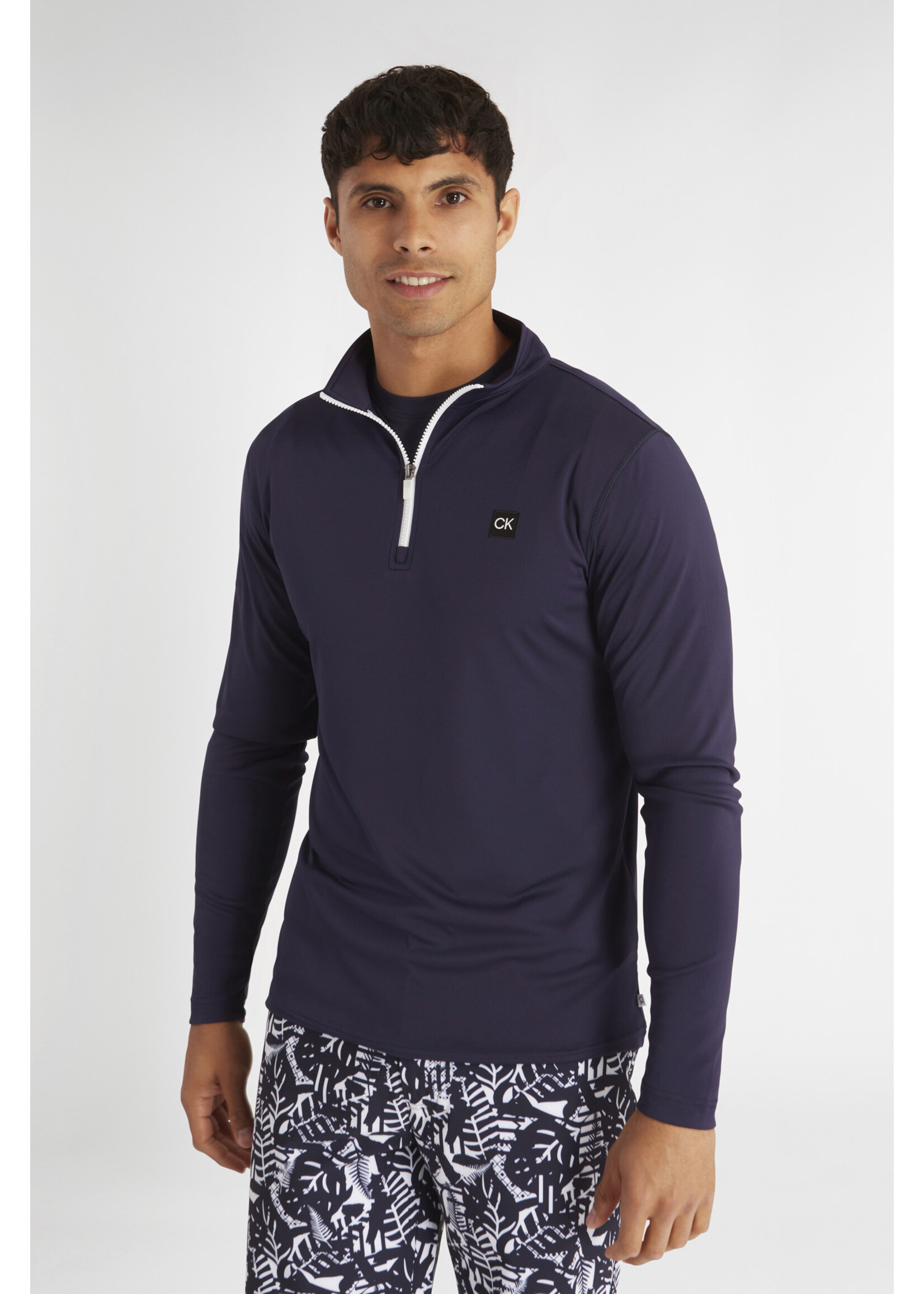 Calvin Klein Calvin Klein Westgate Half Zip - Evening Blue