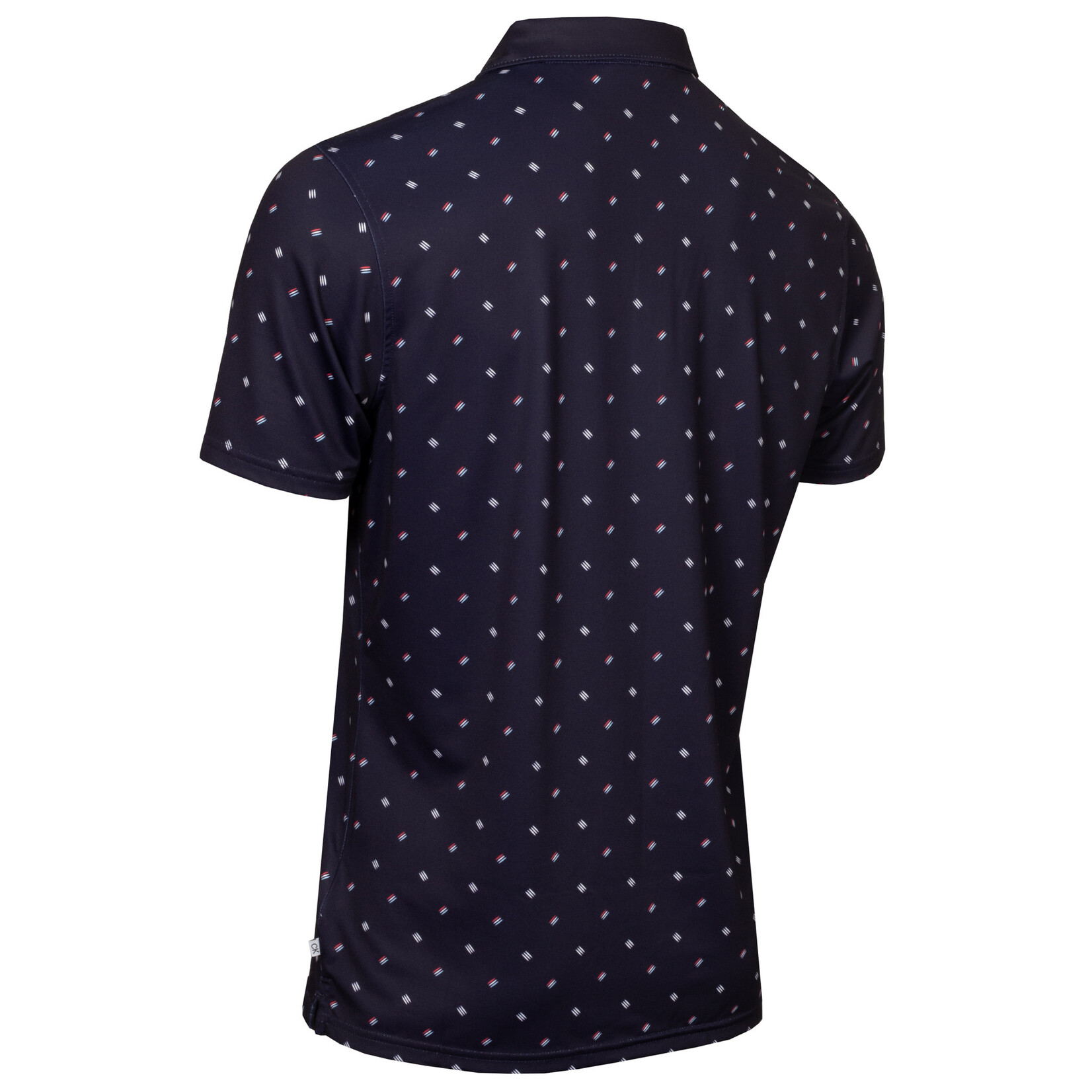 Calvin Klein Calvin Klein Treble Strike Print Polo - Evening Blue