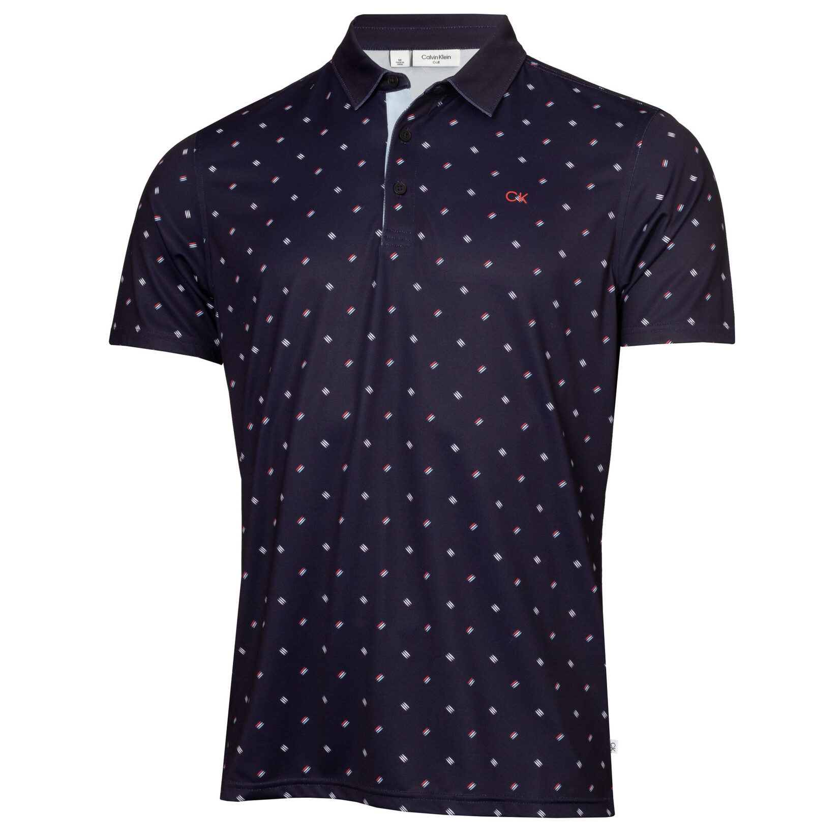 Calvin Klein Calvin Klein Treble Strike Print Polo - Evening Blue