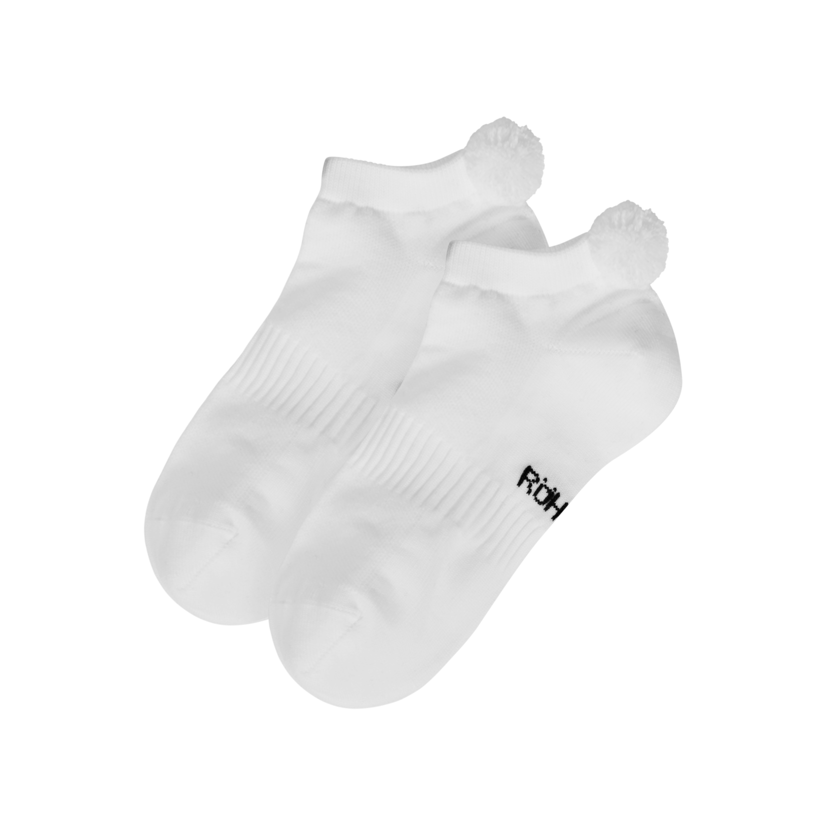 Rohnisch Rohnisch 2-Pack Pompom Socks - White 36-38