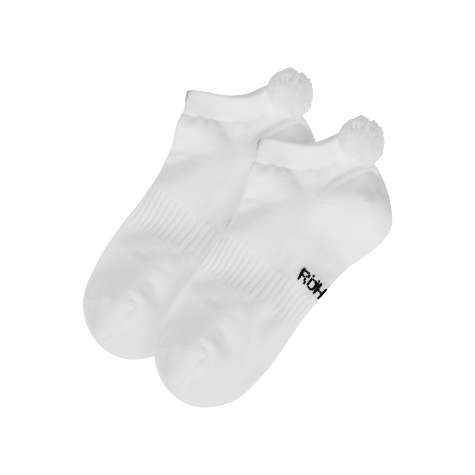 Rohnisch Rohnisch 2-Pack Pompom Socks - White 39-41