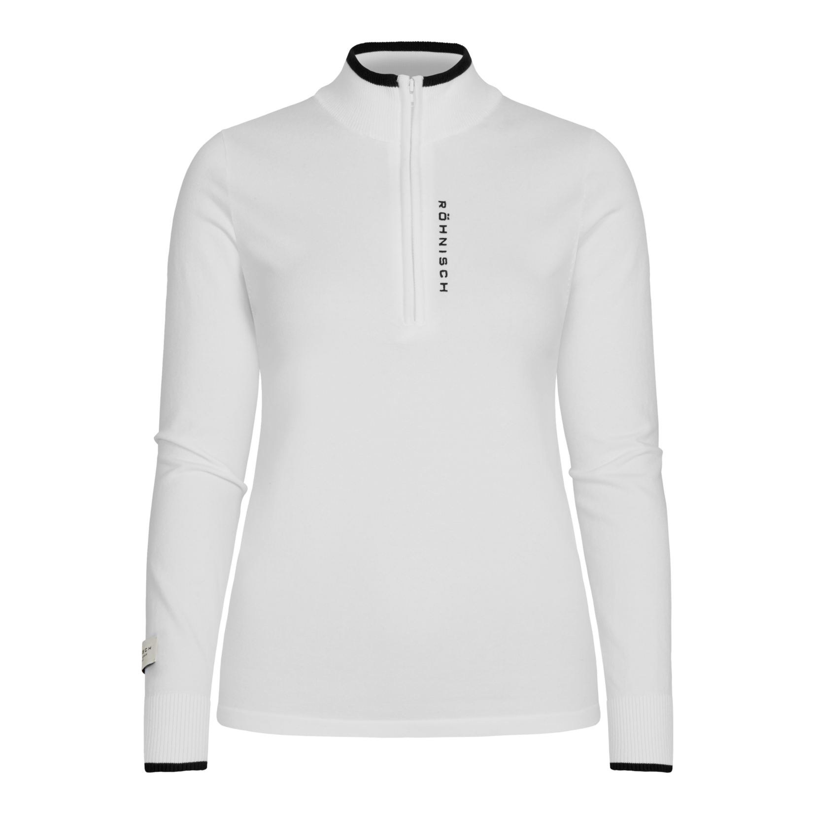 Rohnisch Rohnisch Knitted Half Zip - White