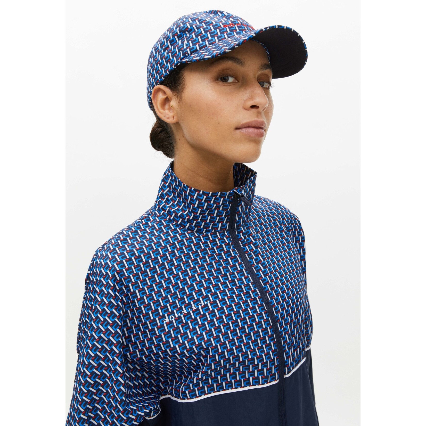 Rohnisch Rohnisch Imen Golf Wind Jacket - Logo Blue