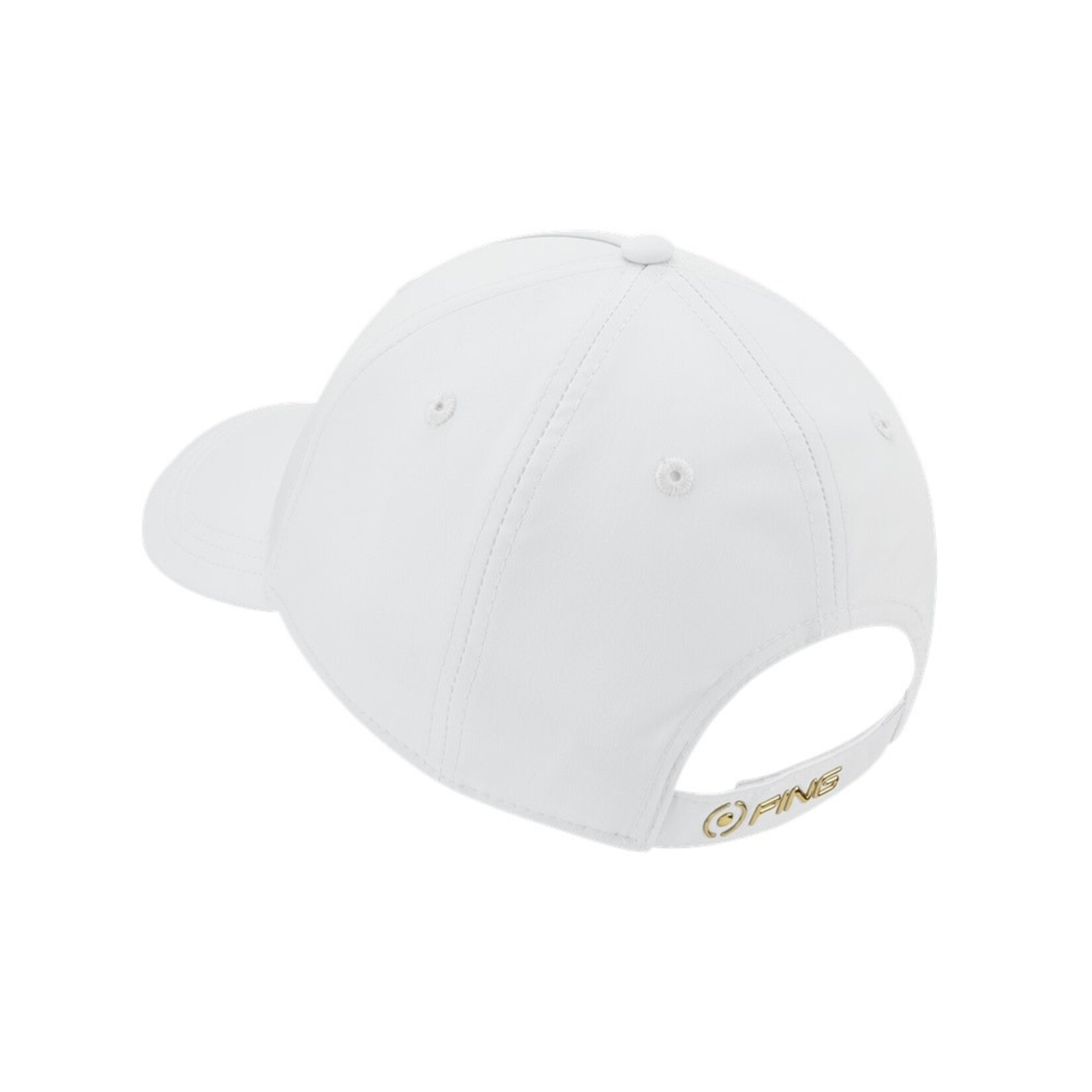 Ping Ping Gold Putter Cap - White