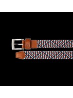 Footjoy FootJoy Braided Belt - Navy/Sea Glass/Coral Red - LONG