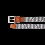 Footjoy FootJoy Braided Belt - Gravel/Grey Cliff/White - LONG