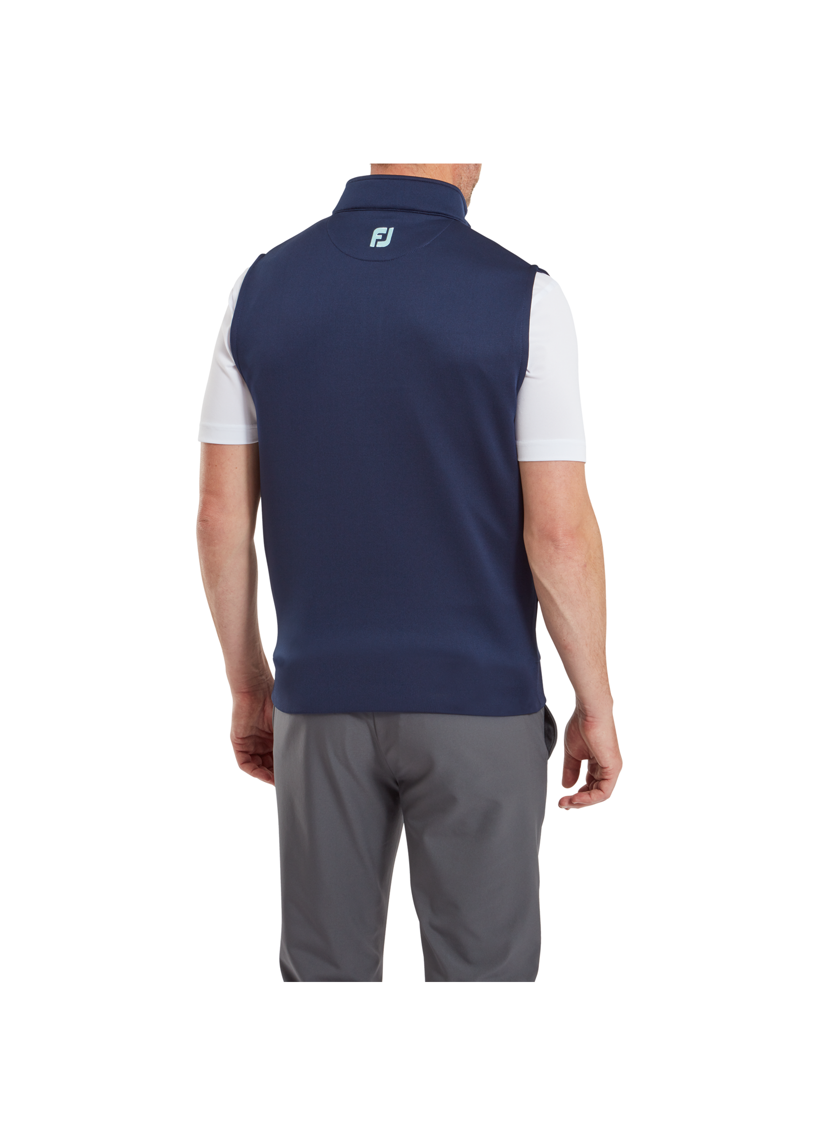 Footjoy Footjoy Half-Zip Vest - Navy/Sea Glass