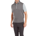 Footjoy Footjoy Half-Zip Vest - Gravel/Grey Cliff