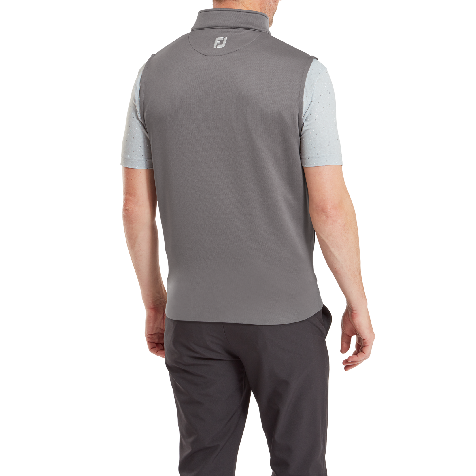 Footjoy Footjoy Half-Zip Vest - Gravel/Grey Cliff