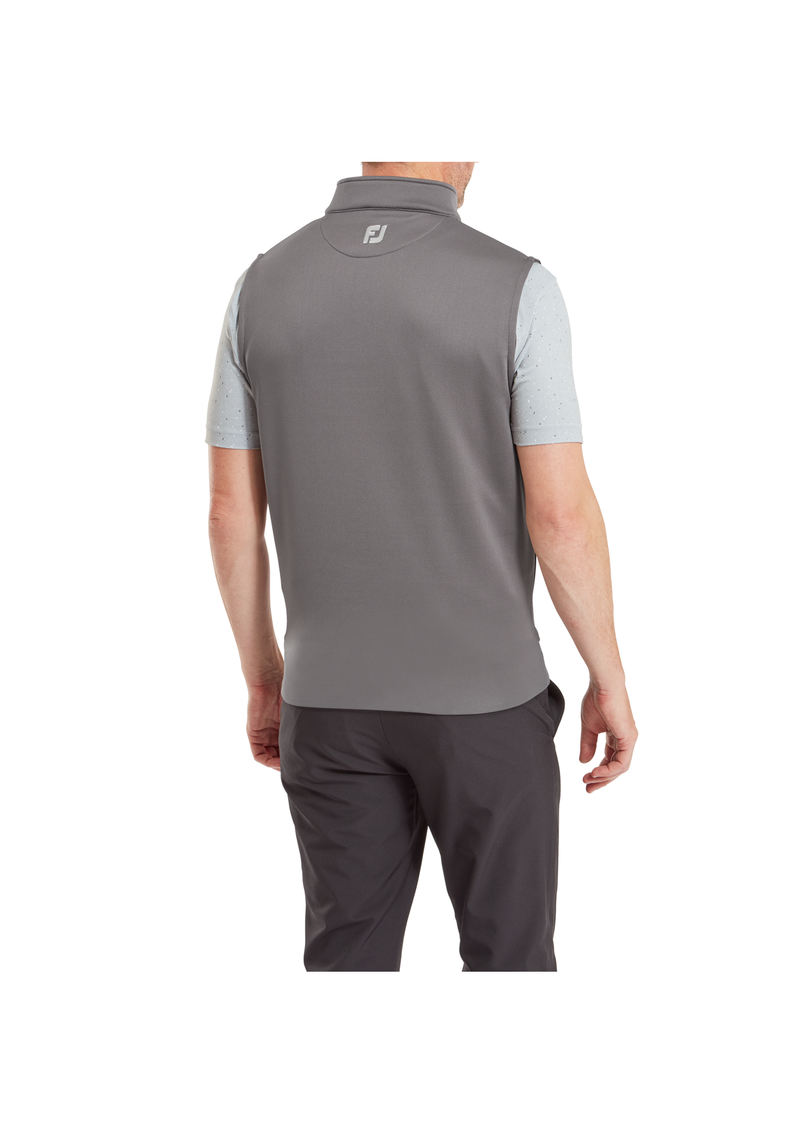 Footjoy Footjoy Half-Zip Vest - Gravel/Grey Cliff