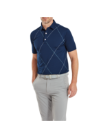 Footjoy Footjoy Raker Print  Lisle Polo - Navy